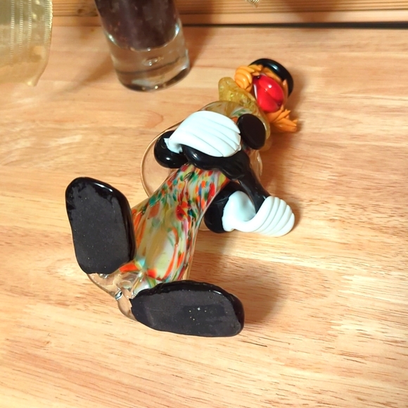 Rare HTF Vintage 💎 Murano, Italy 🤡 hand-blown VENETIAN GLASS CLOWN 🤡 pristine - Picture 7 of 10